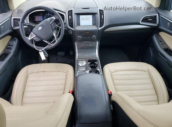 2FMPK4J99KBC31358 2019 FORD EDGE Charcoal წინა პანელის ხედი