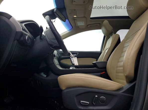 2FMPK4J99KBC31358 2019 FORD EDGE Charcoal წინა სალონის ხედი
