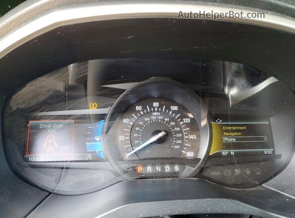 2FMPK4J99LBA59141 2020 FORD EDGE Gray Vista del cuadro de instrumentos