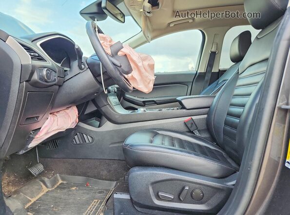 2FMPK4J99LBB13425 2020 FORD EDGE Gray წინა სალონის ხედი