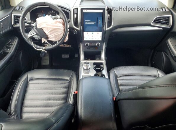 2FMPK4J99NBA99142 2022 FORD EDGE Gray წინა პანელის ხედი