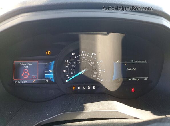 2FMPK4J99RBA67748 2024 FORD EDGE Silver Widok zestawu wskaźników