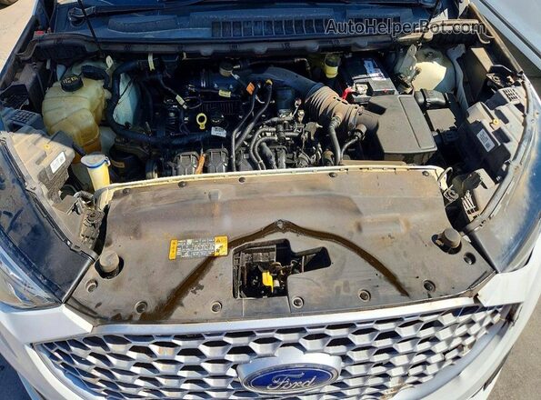 2FMPK4J99RBA76224 2024 FORD EDGE White Вид підкапотного простору