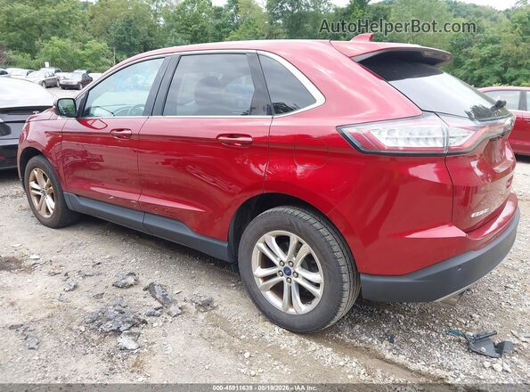 2FMPK4J9XGBC05388 2016 FORD EDGE Red Tył lewy