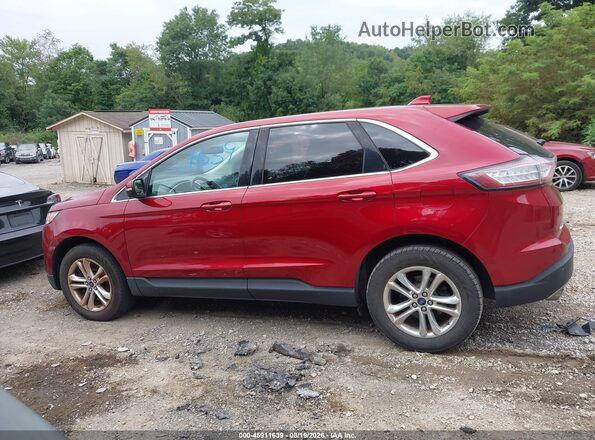 2FMPK4J9XGBC05388 2016 FORD EDGE Red Widok wnętrza 360 stopni