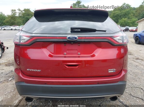 2FMPK4J9XGBC05388 2016 FORD EDGE Red 