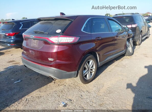 2FMPK4J9XHBB14090 2017 FORD EDGE Burgundy უკანა მარჯვენა
