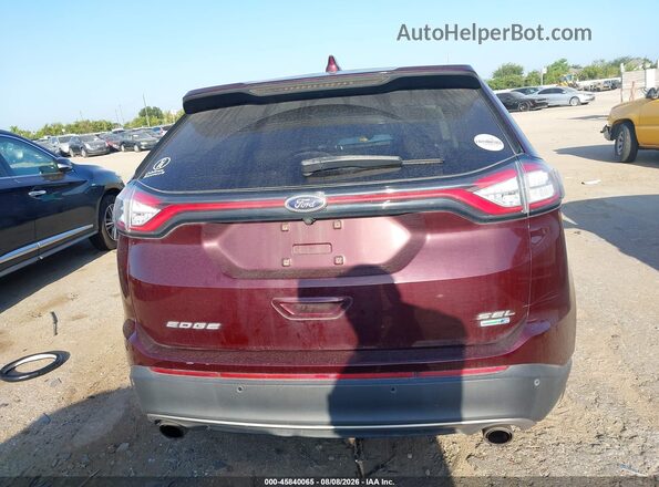 2FMPK4J9XHBB14090 2017 FORD EDGE Burgundy 