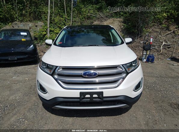 2FMPK4J9XHBB50426 2017 FORD EDGE White Вид щитка приладів