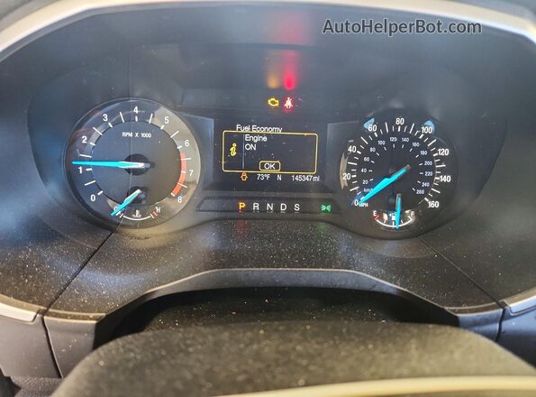 2FMPK4J9XHBB93549 2017 FORD EDGE Blue Vista del cuadro de instrumentos
