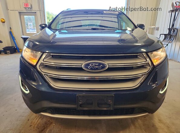 2FMPK4J9XHBB93549 2017 FORD EDGE Blue Vista frontal