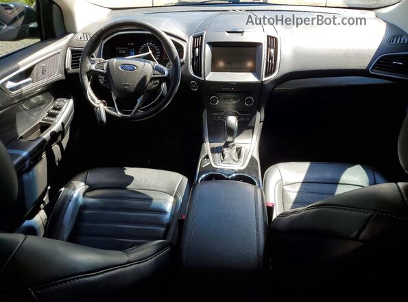 2FMPK4J9XHBC19082 2017 FORD EDGE Black Dashboard view