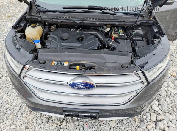 2FMPK4J9XHBC30325 2017 FORD EDGE Gray Вид підкапотного простору