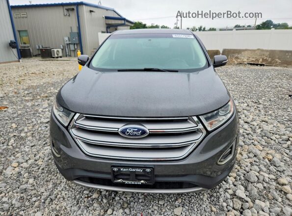 2FMPK4J9XHBC30325 2017 FORD EDGE Gray Вид спереду