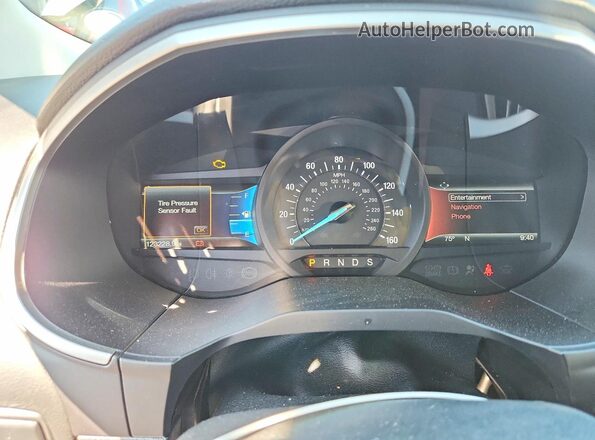 2FMPK4J9XHBC30325 2017 FORD EDGE Gray Вид щитка приладів