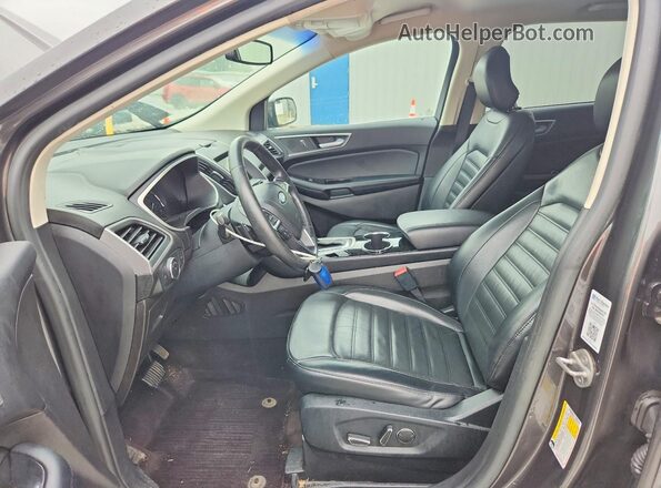 2FMPK4J9XHBC30325 2017 FORD EDGE Gray Вид салону спереду
