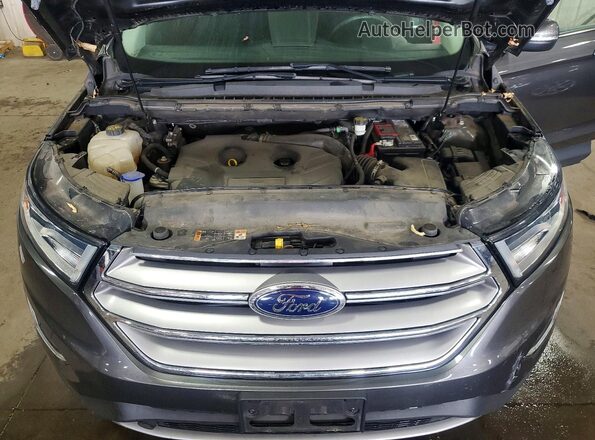 2FMPK4J9XHBC55211 2017 FORD EDGE Gray Rear interior view