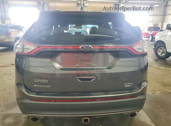 2FMPK4J9XHBC55211 2017 FORD EDGE Gray Rear view