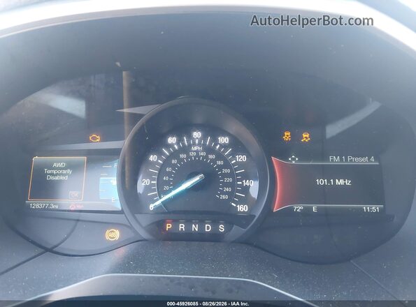 2FMPK4J9XJBB77292 2018 FORD EDGE Gray Vista de los asientos traseros