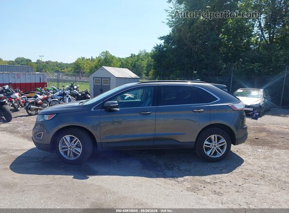2FMPK4J9XJBB77292 2018 FORD EDGE Gray Vista interior de 360 grados