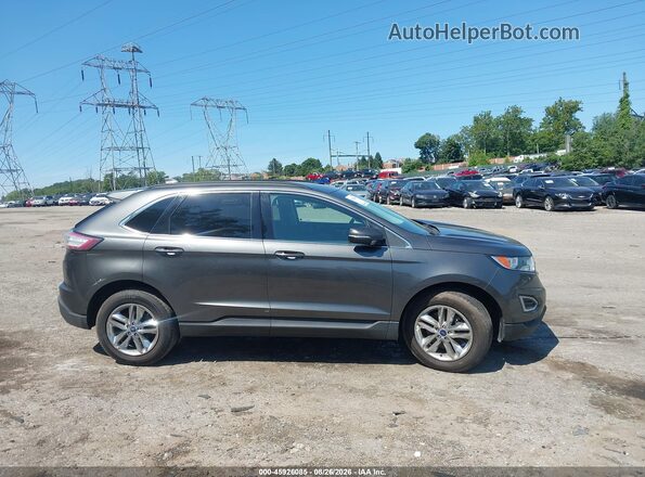 2FMPK4J9XJBB77292 2018 FORD EDGE Gray Vista interior trasera