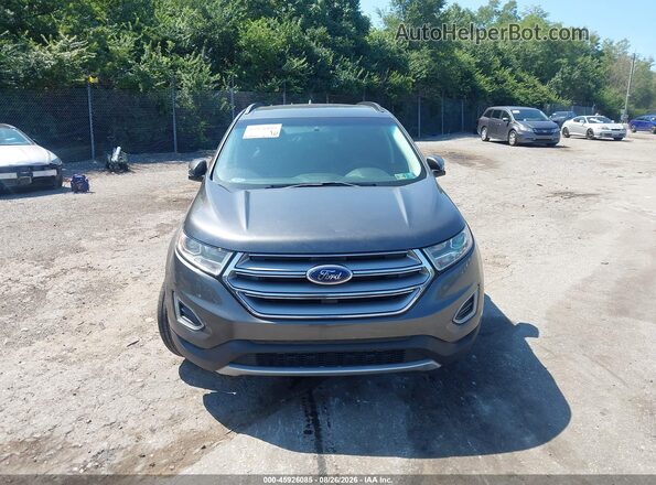 2FMPK4J9XJBB77292 2018 FORD EDGE Gray Vista del cuadro de instrumentos
