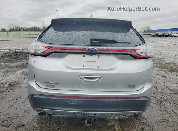 2FMPK4J9XJBC02949 2018 FORD EDGE Silver Widok z tyłu