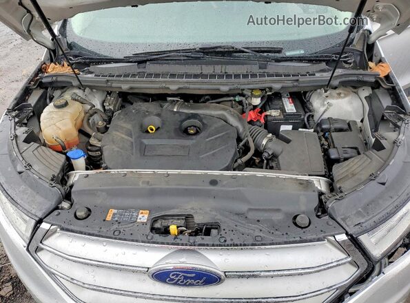 2FMPK4J9XJBC02949 2018 FORD EDGE Silver Widok komory silnika