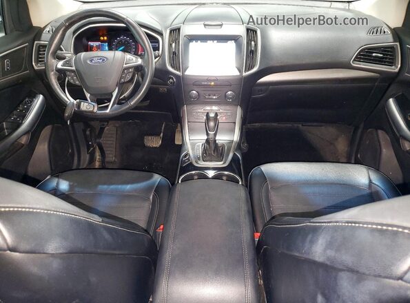 2FMPK4J9XJBC07780 2018 FORD EDGE Black Вид панелі приладів