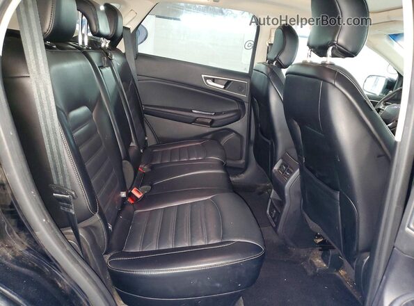 2FMPK4J9XJBC07780 2018 FORD EDGE Black Вид задньої частини салону