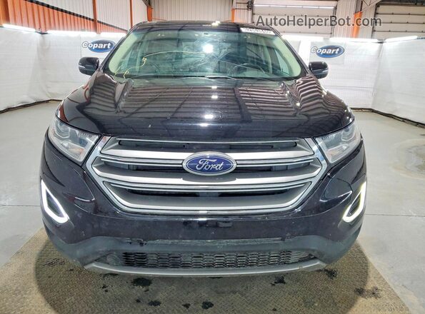 2FMPK4J9XJBC07780 2018 FORD EDGE Black Вид спереду