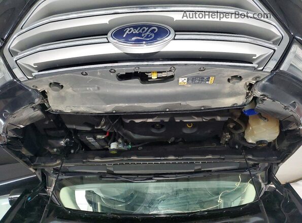 2FMPK4J9XJBC07780 2018 FORD EDGE Black Вид підкапотного простору