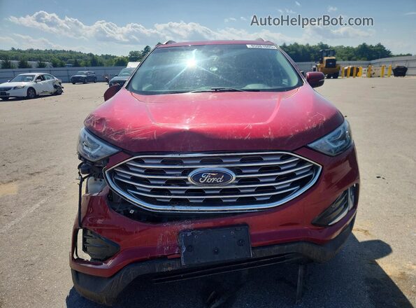 2FMPK4J9XKBB38106 2019 FORD EDGE Red Вид спереду