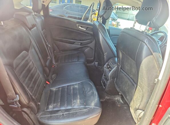 2FMPK4J9XKBB38106 2019 FORD EDGE Red Вид задніх сидінь