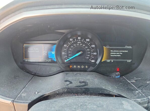 2FMPK4J9XKBB38106 2019 FORD EDGE Red Вид щитка приладів
