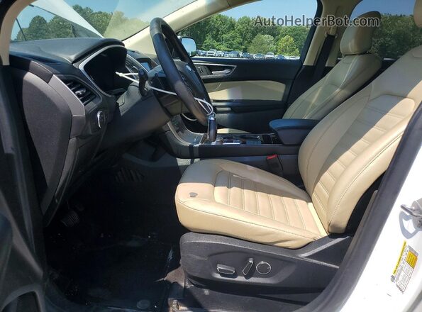 2FMPK4J9XKBB96569 2019 FORD EDGE White Vista interior delantera