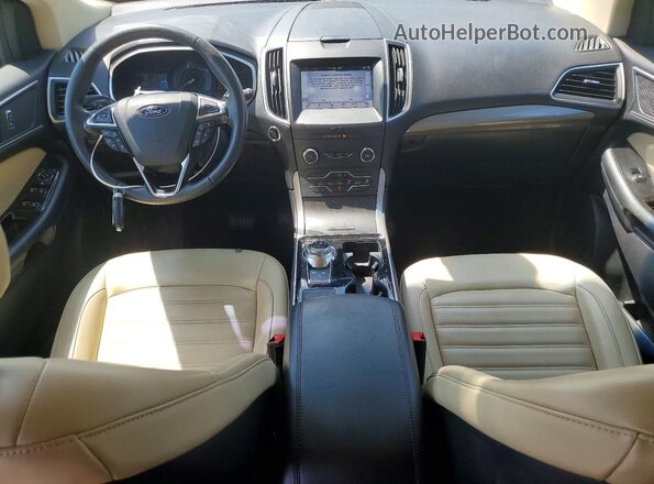 2FMPK4J9XKBB96569 2019 FORD EDGE White Vista del salpicadero
