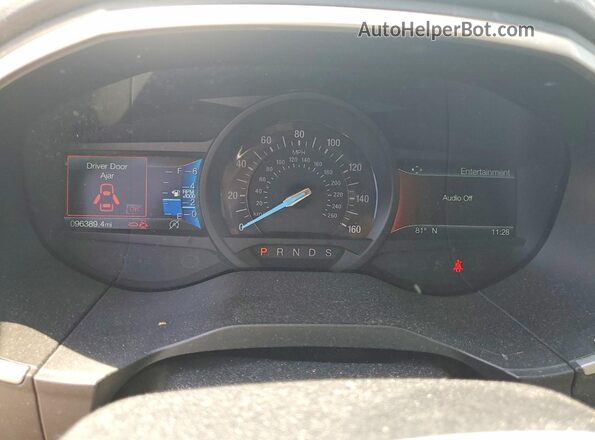 2FMPK4J9XKBB96569 2019 FORD EDGE White Vista del cuadro de instrumentos