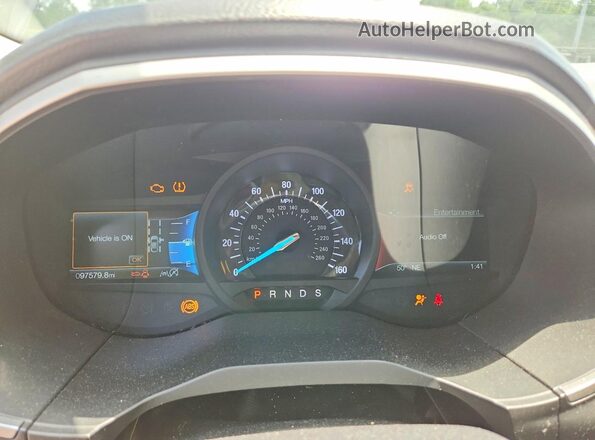 2FMPK4J9XKBC28436 2019 FORD EDGE Silver Instrument cluster view