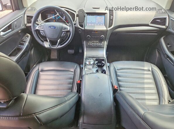 2FMPK4J9XKBC28436 2019 FORD EDGE Silver Dashboard view