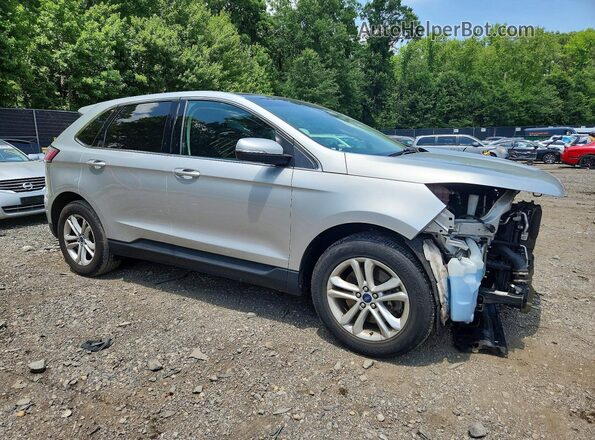 2FMPK4J9XKBC28436 2019 FORD EDGE Silver Front right
