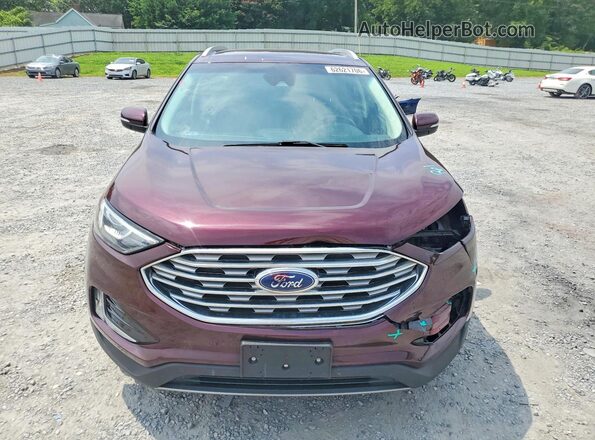 2FMPK4J9XLBA73937 2020 FORD EDGE Burgundy Դիմացի տեսք
