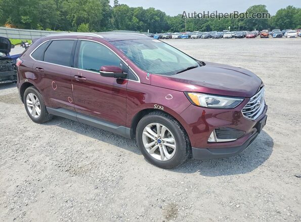 2FMPK4J9XLBA73937 2020 FORD EDGE Burgundy Առջևի աջ