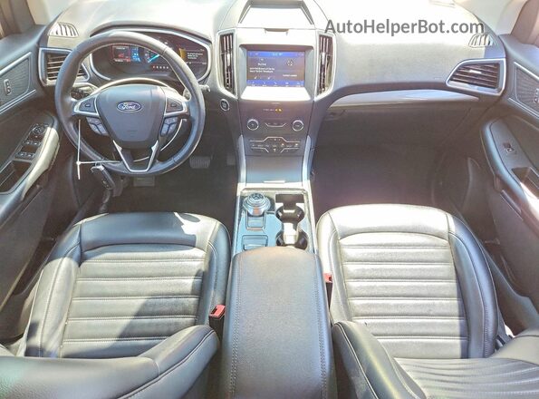 2FMPK4J9XLBB48085 2020 FORD EDGE Серебряный Вид панели приборов