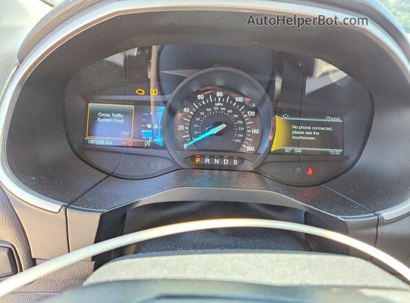 2FMPK4J9XLBB48085 2020 FORD EDGE Серебряный Вид щитка приборов