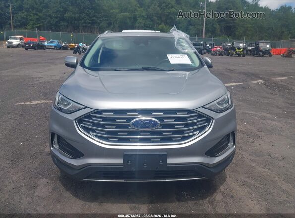 2FMPK4J9XLBB57367 2020 FORD EDGE Silver Widok zestawu wskaźników