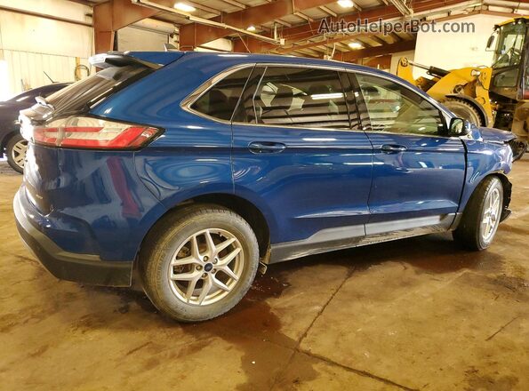 2FMPK4J9XMBA33276 2021 FORD EDGE Blue Tył prawy