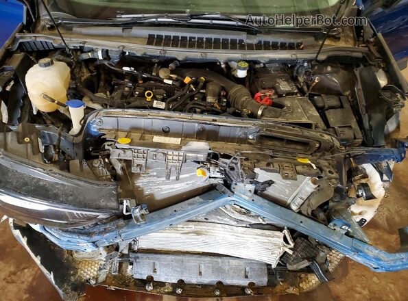 2FMPK4J9XMBA33276 2021 FORD EDGE Blue Widok komory silnika