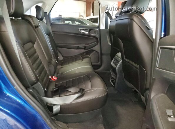 2FMPK4J9XMBA33276 2021 FORD EDGE Blue Widok wnętrza z tyłu