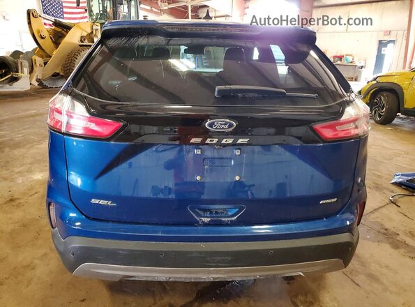 2FMPK4J9XMBA33276 2021 FORD EDGE Blue Widok z tyłu